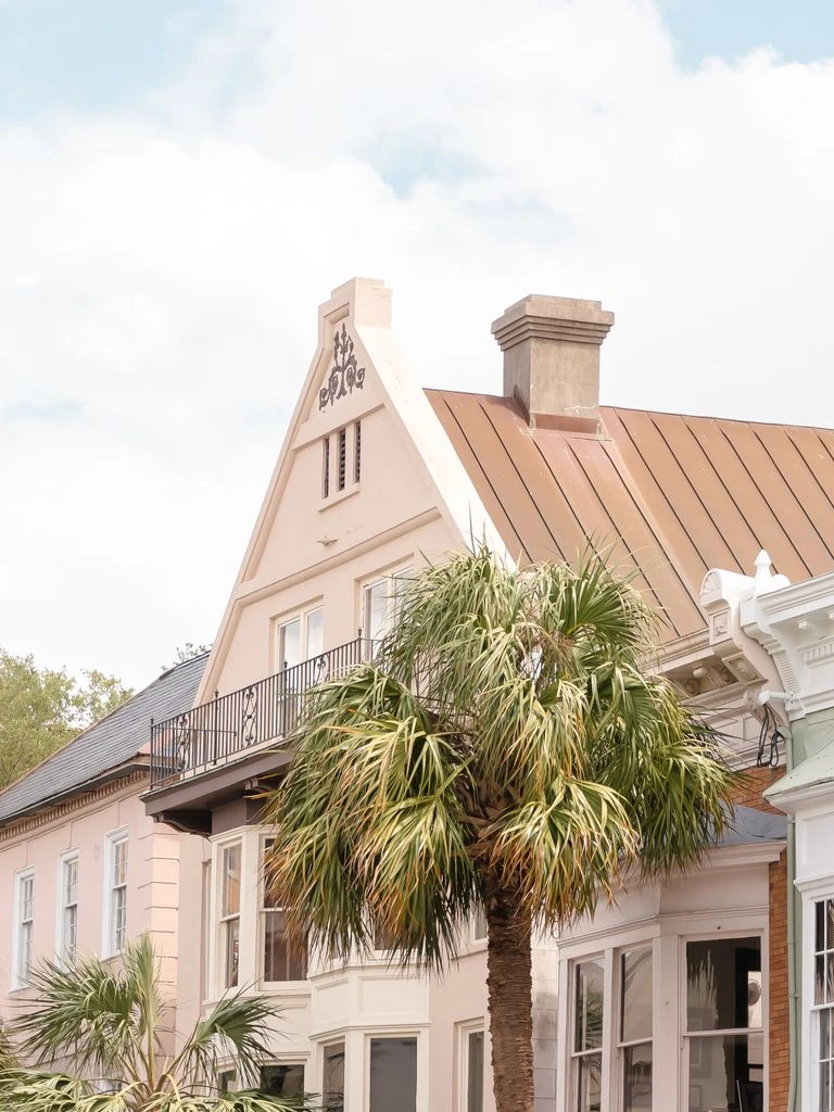 Maria Aurora's Charleston studio inside a historic single house on King Street